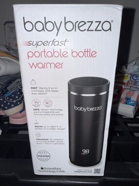 baby brezza SuperFast Portable Bottle Warmer - Black